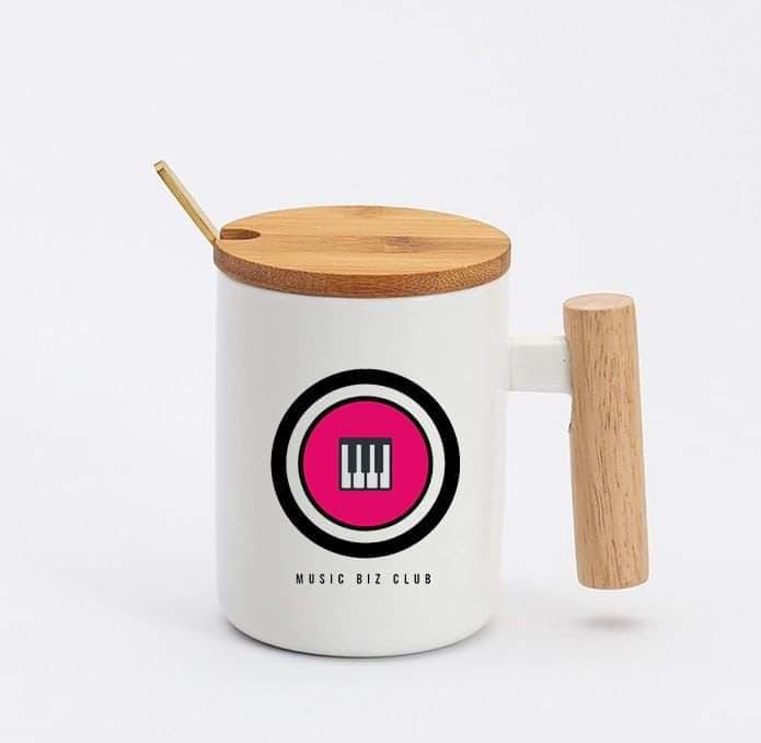 The offical "Music Biz Club" mug in White